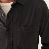 Stretch Corduroy Shirt - Washed Black