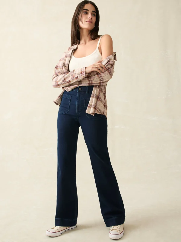 Stretch Terry Patch Pocket Pant - Clermont Wash