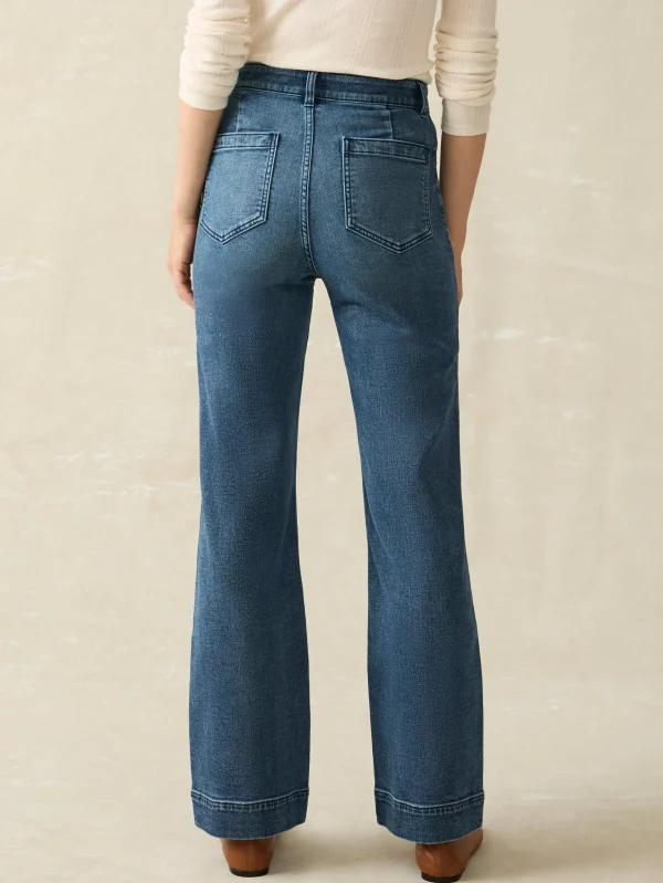 Stretch Terry Patch Pocket Pant - Riverton Wash