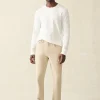 Stretch Terry 5-Pocket Pant - Stone