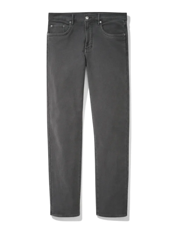 Stretch Terry 5-Pocket Pant - Slate