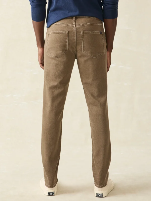 Stretch Terry 5-Pocket Pant - Driftwood