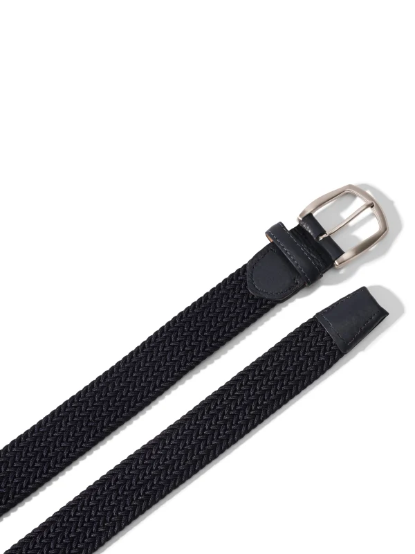 Stretch Woven Belt - Navy