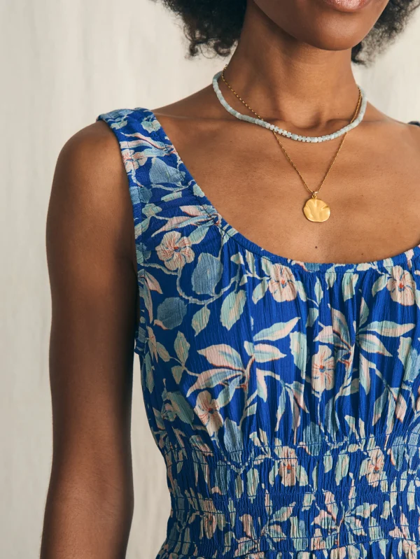 Sunseeker Midi Dress - Blue Ginger Floral