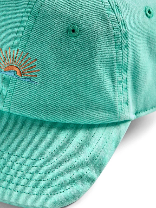 Sunwashed Baseball Hat - Kelly Green