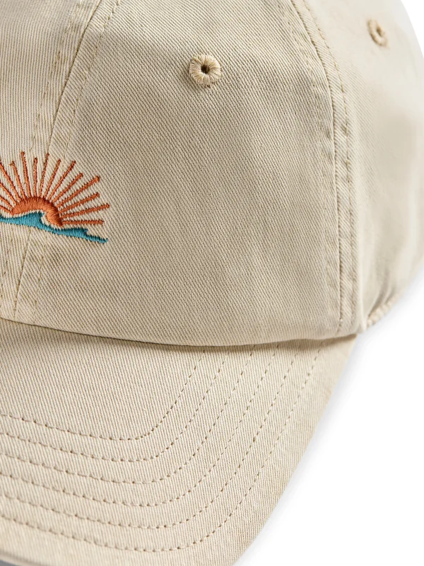 Sunwashed Baseball Hat - River Stone