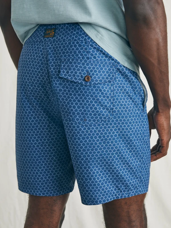 Sunwashed Boardshort - Midnight Fishscale