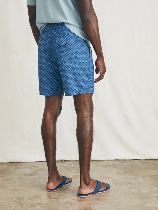 Sunwashed Boardshort - Midnight Fishscale