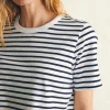 Sunwashed Crew Tee - Regatta Stripe