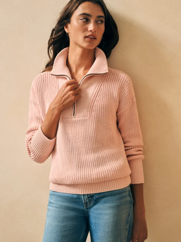 Sunwashed Mariner Sweater - Peach Whip