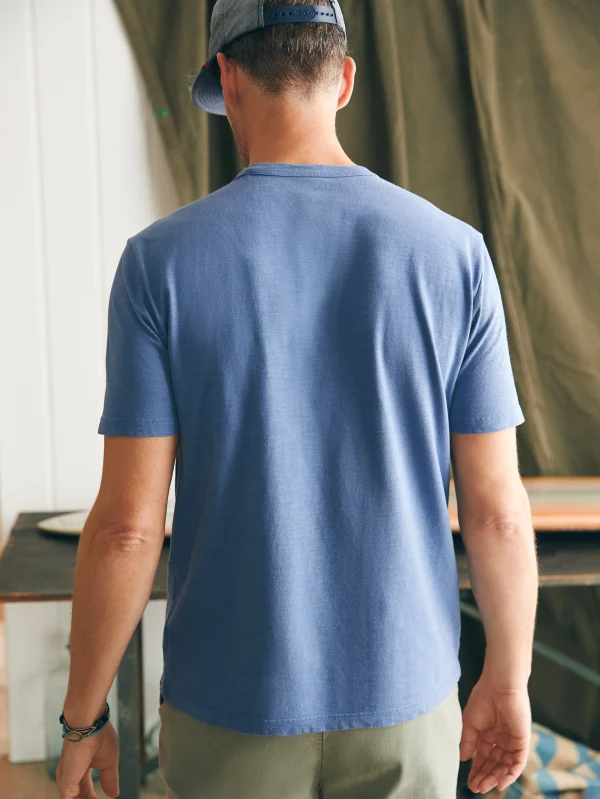 Sunwashed Pocket Tee - Blue Horizon