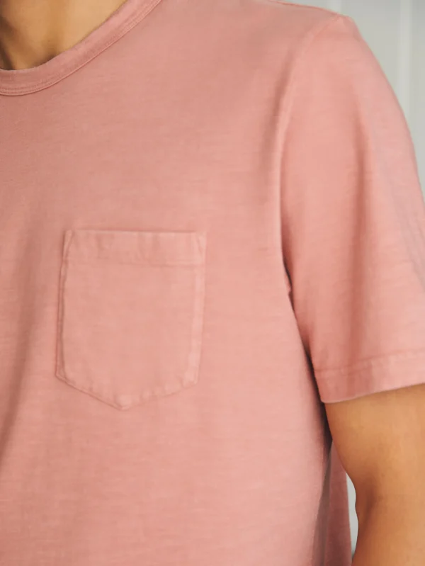 Sunwashed Pocket Tee - Faded Flag