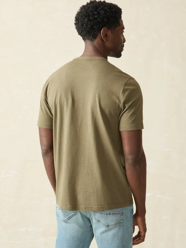 Sunwashed Pocket Tee - Olive