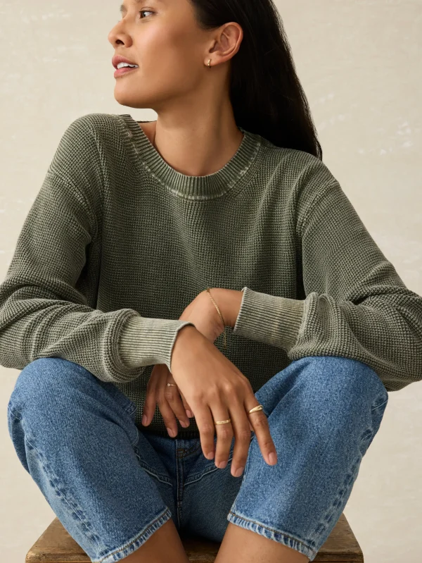 Sunwashed Relaxed Sweater - Beetle