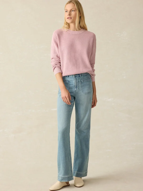 Sunwashed Relaxed Sweater - Zephyr