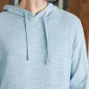 Sunwashed Slub Hoodie - Blue Breeze