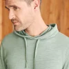 Sunwashed Slub Hoodie (Tall) - Faded Sage