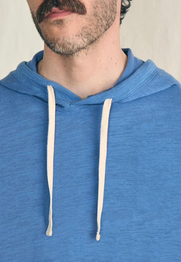 Sunwashed Slub Hoodie (Tall) - Blue Horizon