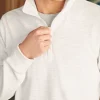 Sunwashed Slub Quarter Zip (Tall) - White