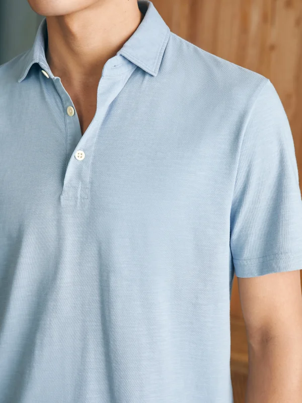 Sunwashed T-Shirt Polo - Blue Breeze