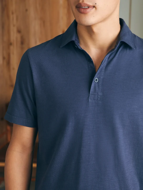 Sunwashed T-Shirt Polo - Dune Navy