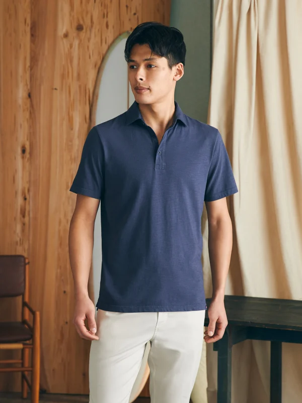 Sunwashed T-Shirt Polo - Dune Navy