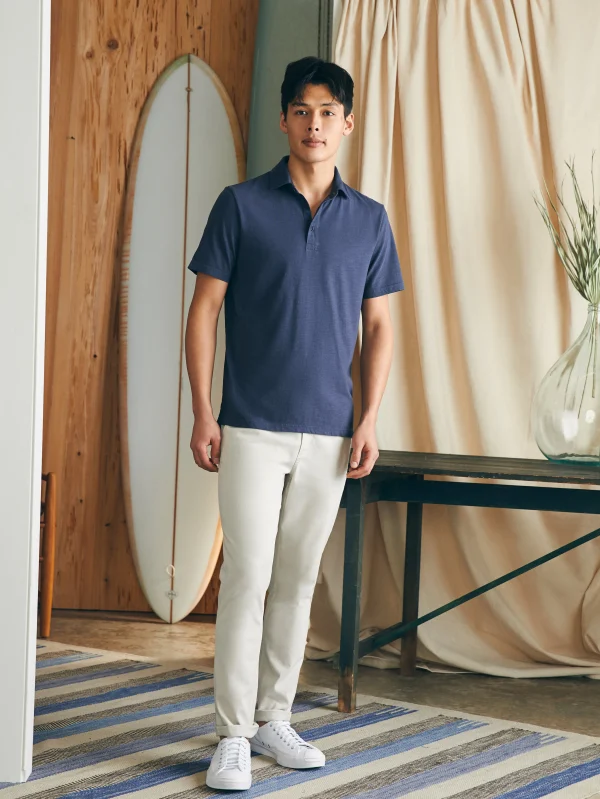 Sunwashed T-Shirt Polo - Dune Navy