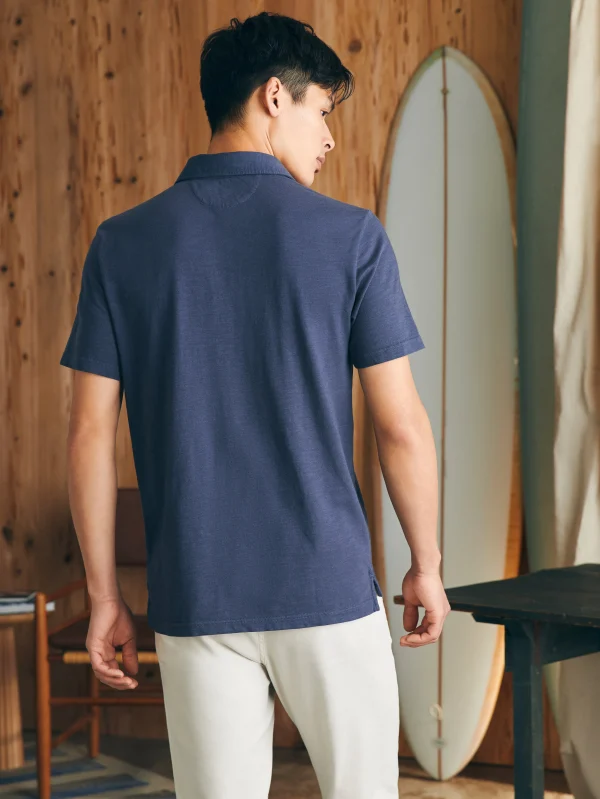 Sunwashed T-Shirt Polo - Dune Navy