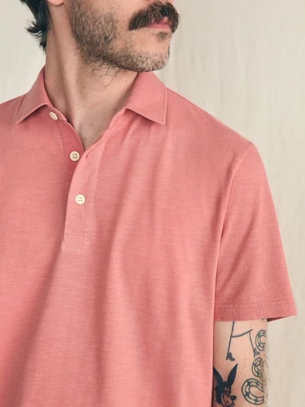 Sunwashed T-Shirt Polo - Faded Flag