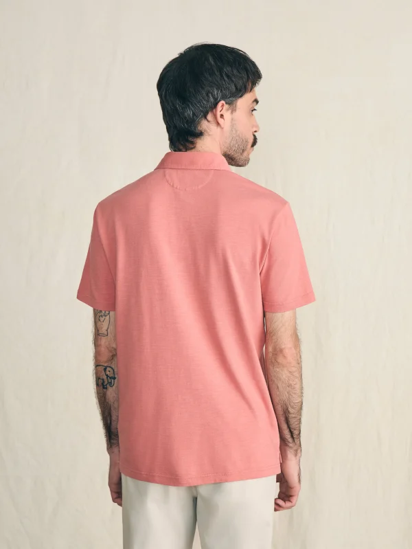 Sunwashed T-Shirt Polo - Faded Flag