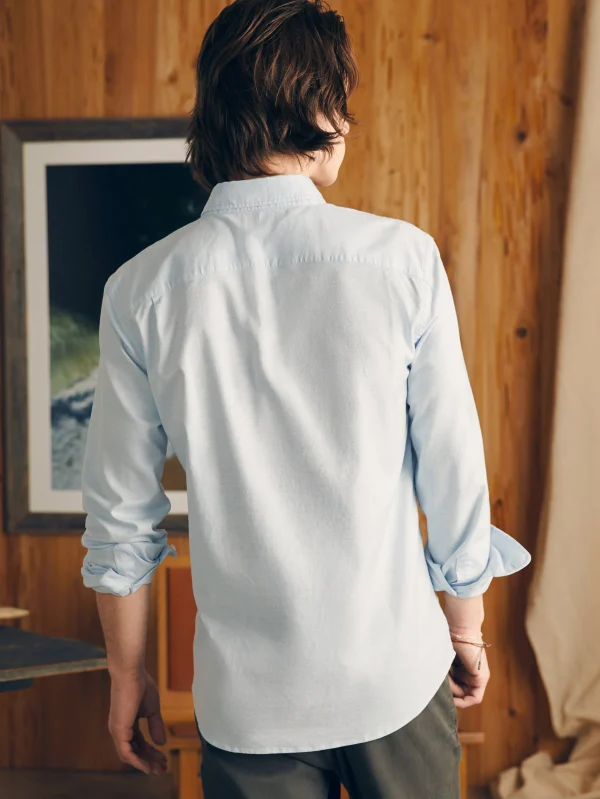 Supima Oxford Shirt - Blue Heather