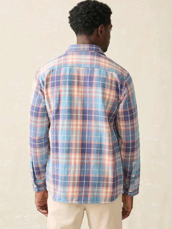 Surf Flannel - Bristol Blue Plaid