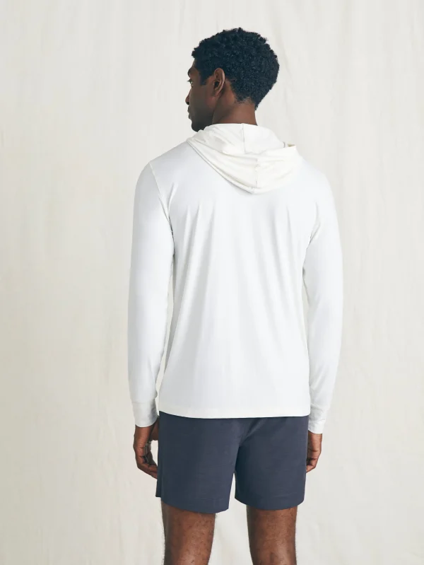 Surfrider Shorelite UPF Hoodie - Pure White