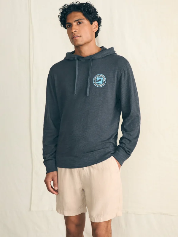 Surfrider Sunwashed Slub Hoodie - Graphite