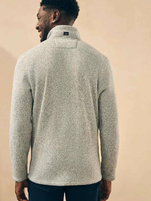 Sweater Fleece Full Zip - Light Granite