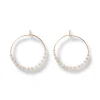 Swell Life Pearl By The Sea Hoops - Pearl