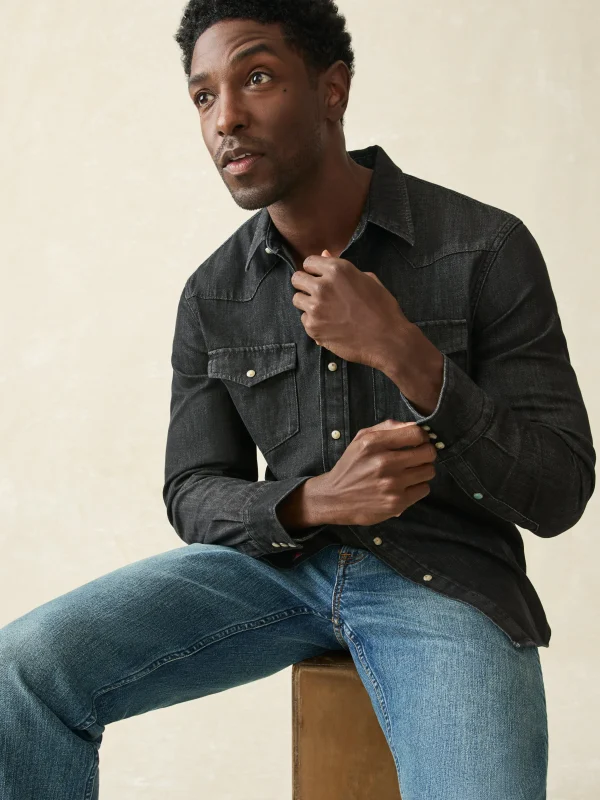 The Western Shirt - Black Sand Wash