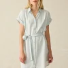 Tried & True Breeze Shirtdress - Icy Blue Wash