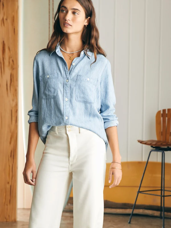 Tried & True Chambray Shirt - Tried And True Stripe