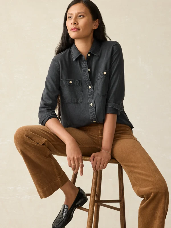 Tried & True Chambray Shirt - Durango Black