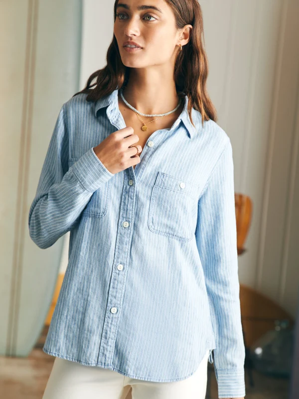 Tried & True Chambray Shirt - Tried And True Stripe