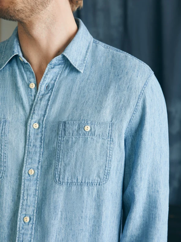 Tried & True Chambray Workshirt - Vintage Indigo