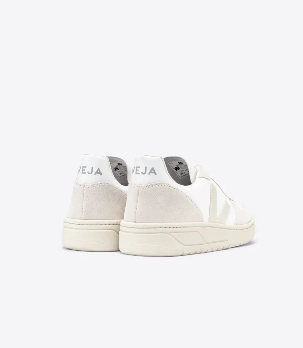 VEJA Men's V-10 - White Natural Pierre