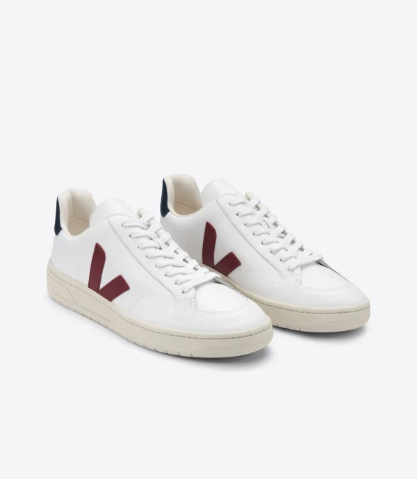 VEJA Women's V-12 - Extra White Marsala Nautico