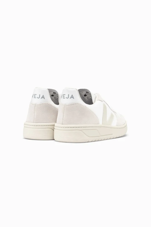 VEJA Women's V-10 - White Natural Pierre