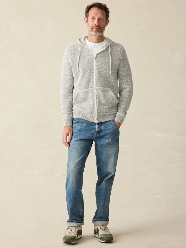 Whitewater Full Zip Hoodie (Tall) - Grey Shell Loop