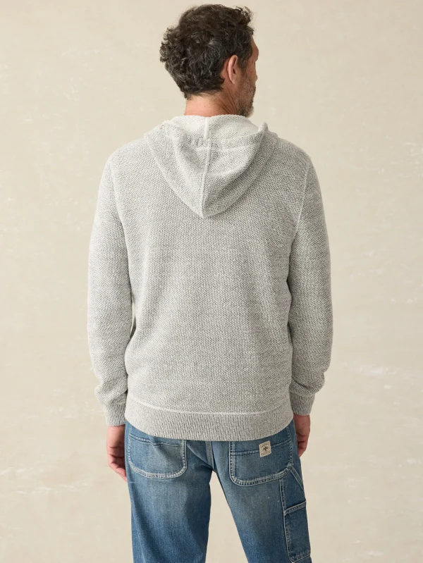 Whitewater Full Zip Hoodie (Tall) - Grey Shell Loop