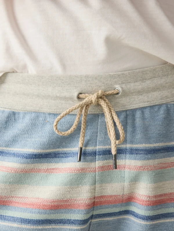 Whitewater Stripe Sweatshort - Pacific Rise Stripe