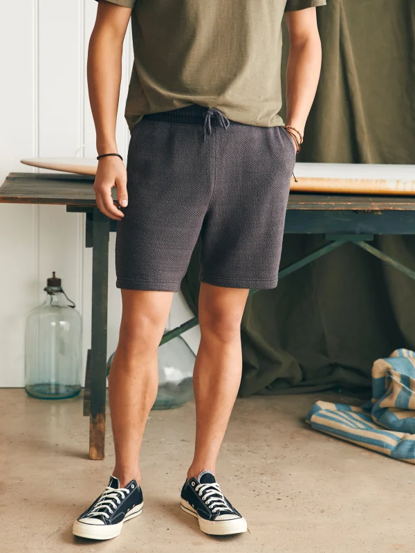 Whitewater Sweatshort - Washed Black