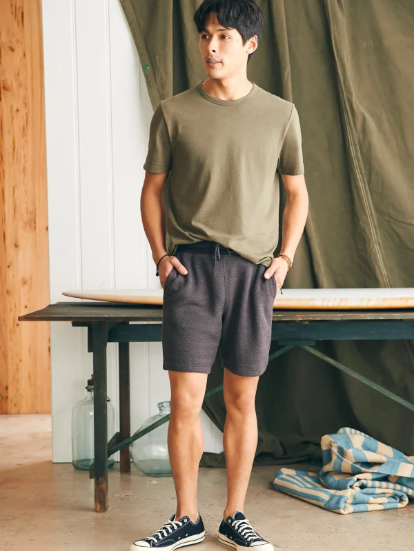 Whitewater Sweatshort - Washed Black